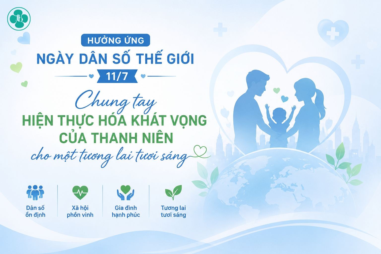 HƯỞNG ỨNG NGÀY DÂN SỐ THẾ GIỚI 11/07